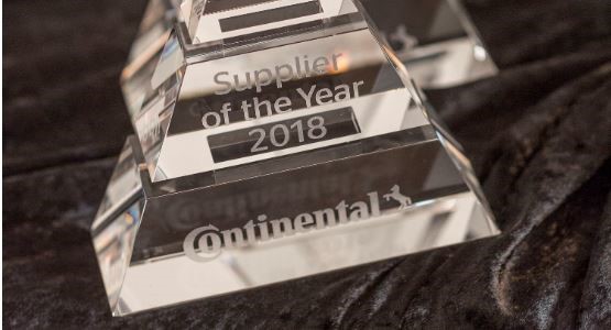 Winhere Earns Continental Supplier of The Year Award