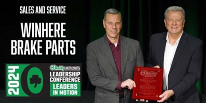Winhere Honored at O’Reilly Leadership Conference